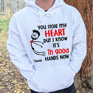 You Stole My Heart, Personalized Shirt - Gift For Couple - Shirts - GoDuckee