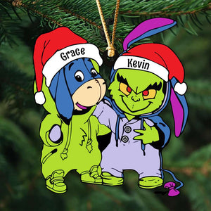 Santa Hat - Gifts For Friends, Couple 025ACDT031023 Personalized Acrylic Ornament, Christmas Gifts - Ornament - GoDuckee