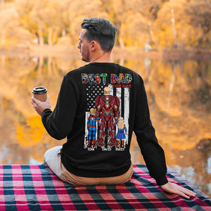 Best Family Dad Ever 01ACDT150523TM Personalized Family Shirt Sweatshirt Hoodie, Happy Father's Day Gift - Shirts - GoDuckee