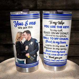 The Love Of My Life, Personalized Tumbler, Gifts For Couple - Tumbler Cup - GoDuckee