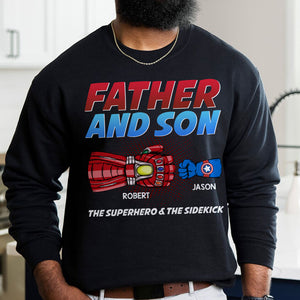 Father And Children, Personalized Shirt, Gifts For Dad 04NADT180523HA - Shirts - GoDuckee