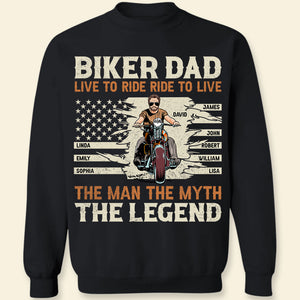 The Man The Myth The Legend, Personalized Shirt, Gifts For Dad 01DNDT100523TM - Shirts - GoDuckee