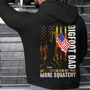 Bigfoot Dad Personalized Shirt, Gift For Dad - Shirts - GoDuckee