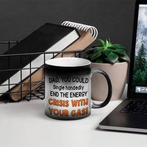 World's Best Farter Sorry We Mean Father, Personalized Mug, Gift For Dad, Father's Day Gift - Magic Mug - GoDuckee