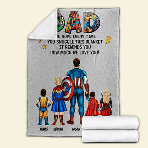 Father's Day- 06nati030523tm Personalized Blanket - Blanket - GoDuckee