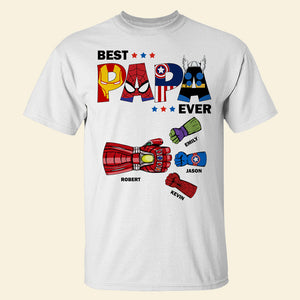 Super Power Dad 03ACDT190523TM Personalized Shirt, Hoodie, Sweatshirt - Shirts - GoDuckee