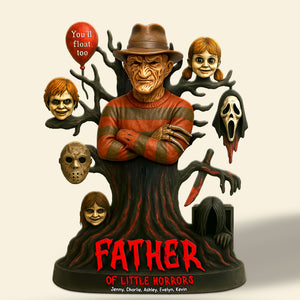 Horror Dad Plaque - Personalized Gifts For Dad 05ohti050525 - Shaped Plaques - GoDuckee