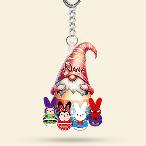 Personalized Gifts For Grandma Keychain Easter's Day 02nati080225 - Keychains - GoDuckee