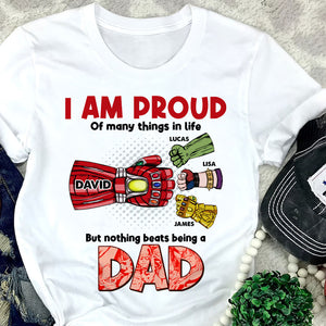 I Am Proud Of Many Things In Life, Gift For Dad, Personalized Shirt, Fist Bump Dad Shirt 06DNTI190523HA - Shirts - GoDuckee