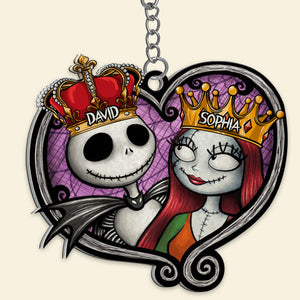 Love Till Death 04QHDT100723 Personalized Keychain, Gifts For Couple - Keychains - GoDuckee