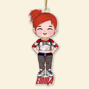 Gift For Kids, Personalized Acrylic Ornament, Super Kid Ornament, Christmas Gift 02NATI261023PA - Ornament - GoDuckee