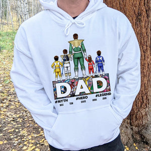 Dad Myth Hero Legend, Personalized Shirt, Gift For Dad, 08hudt130523hh - Shirts - GoDuckee