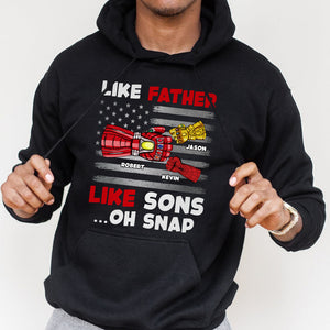 Like Father Like Son, Personalized Shirt 09HUDT230523 - Shirts - GoDuckee