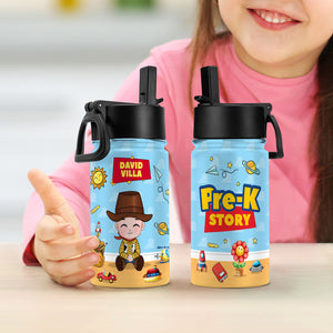Pre-K Kid Story, 01HUDT070723HA Personalized Kid Tumbler, Gifts For Kid - Kid Tumbler - GoDuckee