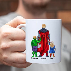 Daddy You're Our Real Life, 03ACDT270523TM Personalized Mug, Gift For Dad - Coffee Mug - GoDuckee