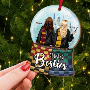 Always Besties, Gift For Friends, Personalized Acrylic Ornament, Wizard Friends Ornament, Christmas Gift 03HUTI270923TM - Ornament - GoDuckee
