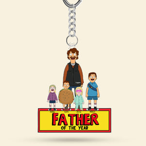 Personalized Gifts For Dad Keychain 01toti060225hg - Keychains - GoDuckee