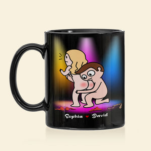 I Work To Support My Husband's 03DTDT130323HH Personalized Funny Couple Mug - Gift For Couple - Coffee Mug - GoDuckee