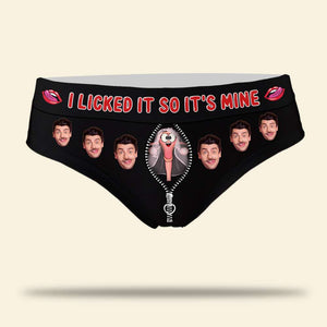 Couple Sucked It So It's Mine/Licked It So It's Mine, Men & Women Boxer Briefs Upload Face Photo - Boxer Briefs - GoDuckee