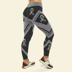 Personalized Gifts For Autism Mom Set Hoodie & Leggings, Cute Character 03tgti210325 - AOP Products - GoDuckee