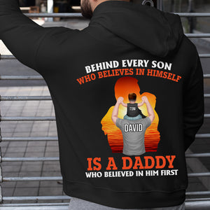 Happy Father's Day Gift Personalized Dad And Children Shirt, Hoodie Sweatshirt - Shirts - GoDuckee