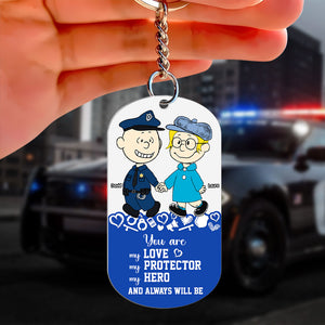 Personalized Gifts For Couple Keychain, Custom Job Costume 02qhti130125hg - Keychains - GoDuckee