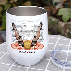 You're Like A Fine Wine, Couple Gift, Personalized Wine Tumbler, Naughty Couple Tumbler - Wine Tumbler - GoDuckee