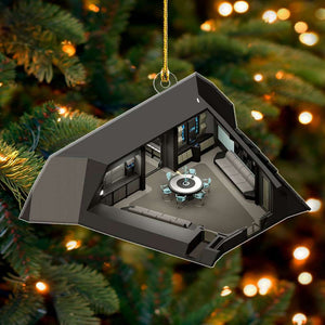 Gift For TV Series Lover, Personalized Acrylic Ornament, Isometric Room Ornament, Christmas Gift 01QHTI201123 - Ornament - GoDuckee