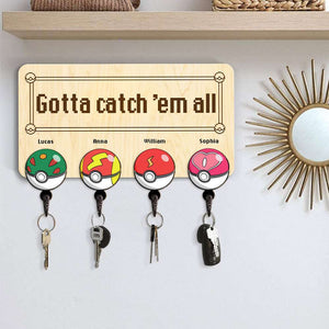 Personalized Gifts For Family Wood Key Hanger 06ohti310524 - Wood Sign - GoDuckee