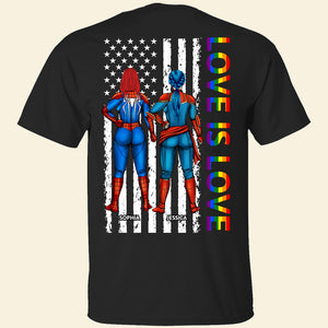 Love Is Love 09DTDT100623TM Personalized Shirt Hoodie Sweatshirt - Shirts - GoDuckee