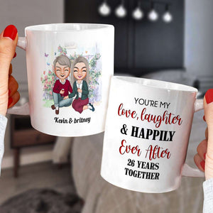 You're My Love, Personalized White Mug, Couple Anniversary, Gift For Couple - Coffee Mug - GoDuckee