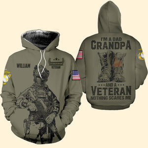 Dad Grandpa Veteran 05acti180523 Personalized AOP Shirt - AOP Products - GoDuckee