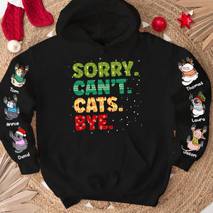 Sorry Can't Cats Bye, Personalized Shirt, Gift For Cat Lovers 01ACDT231023 - AOP Products - GoDuckee