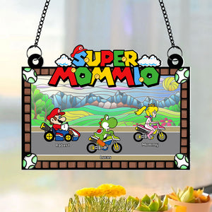Personalized Gifts For Mom Suncatcher Window Hanging Ornament 05nati270424 - Ornaments - GoDuckee