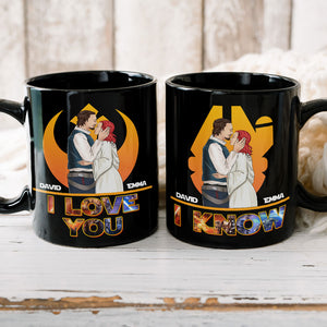 I Love You, Gift For Couple, Personalized Mug, Couple Kissing Mug, Couple Gift 06HUTI270423TM - Coffee Mug - GoDuckee