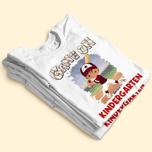 Game On, Gift For Kids, Personalized Shirt, Baseball Kids Shirt, Back To School Gift - Shirts - GoDuckee