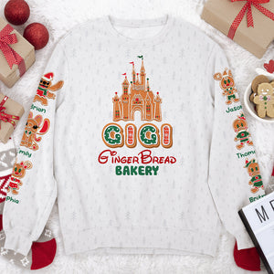 Family Ginger Bread Bakery, 02ACDT051023 Personalized Shirt, Christmas Gift For Family - AOP Products - GoDuckee