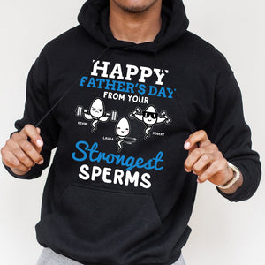 Strongest Sperms, Personalized Shirt, Gifts For Dad - Shirts - GoDuckee