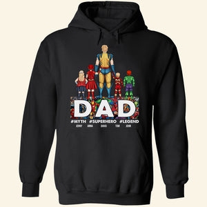 Dad #Myth #Legend, Personalized Shirt, Gift For Dad, 08hudt120523tm - Shirts - GoDuckee