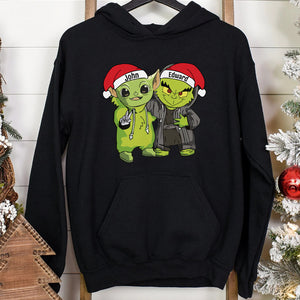 Gift For Couple, Friends, Personalized Shirt, Cartoon Christmas Costume Shirt, Christmas Gift 01ACDT041023 - Shirts - GoDuckee