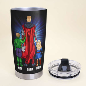 Father's Day Gift, 11ACDT230523TM Personalized Family Daddy Tumbler - Tumbler Cup - GoDuckee