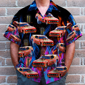 If Your Car Doesn't Scare You A Little It's Not Fast Enough, Gift For Racing Cars, Personalized Hawaiian Shirt, Custom Car Image Hawaiian Shirt, Summer Gift - Hawaiian Shirts - GoDuckee