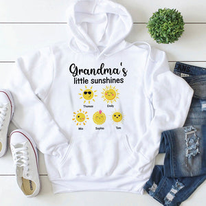 Grandma's Little Sunshines Personalized Shirt Gift For Family - Shirts - GoDuckee