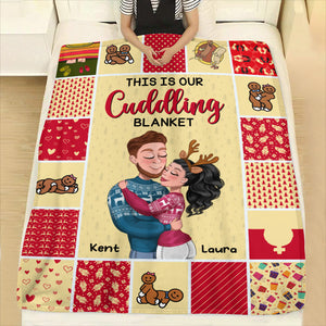 This Is Our Cuddling, Personalized Blanket, Gifts For Him Gifts For Her - Blanket - GoDuckee