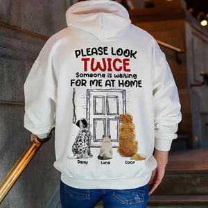 Someone Is Waiting For Me At Home Personalized Shirts, Gift For Pet Lover - Shirts - GoDuckee
