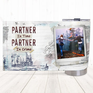 Personalized Gifts For Friends Tumbler Partner In Crime - Tumbler Cup - GoDuckee