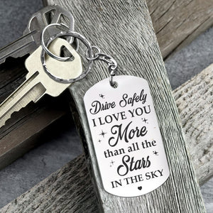 CoupI Love You More Than All The Stars, Personalized Keychain, Couple Gifts - Keychains - GoDuckee