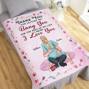 Personalized Gift For Couple Blanket I Love You - Blanket - GoDuckee