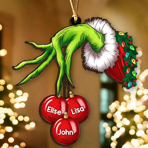 Family-Personalized Wood Ornament - PW17-ORNM-WOOD-01acdt080923 - Ornament - GoDuckee