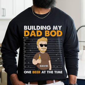 Personalized Dad Shirt Building My Dad Bod - Shirts - GoDuckee